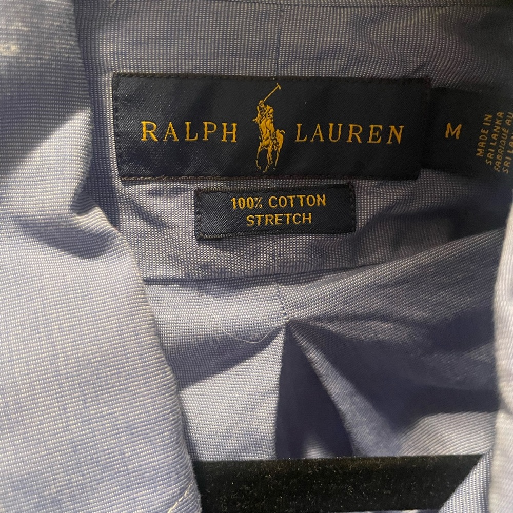 Ralph Lauren Light Blue Cotton Stretch Shirt